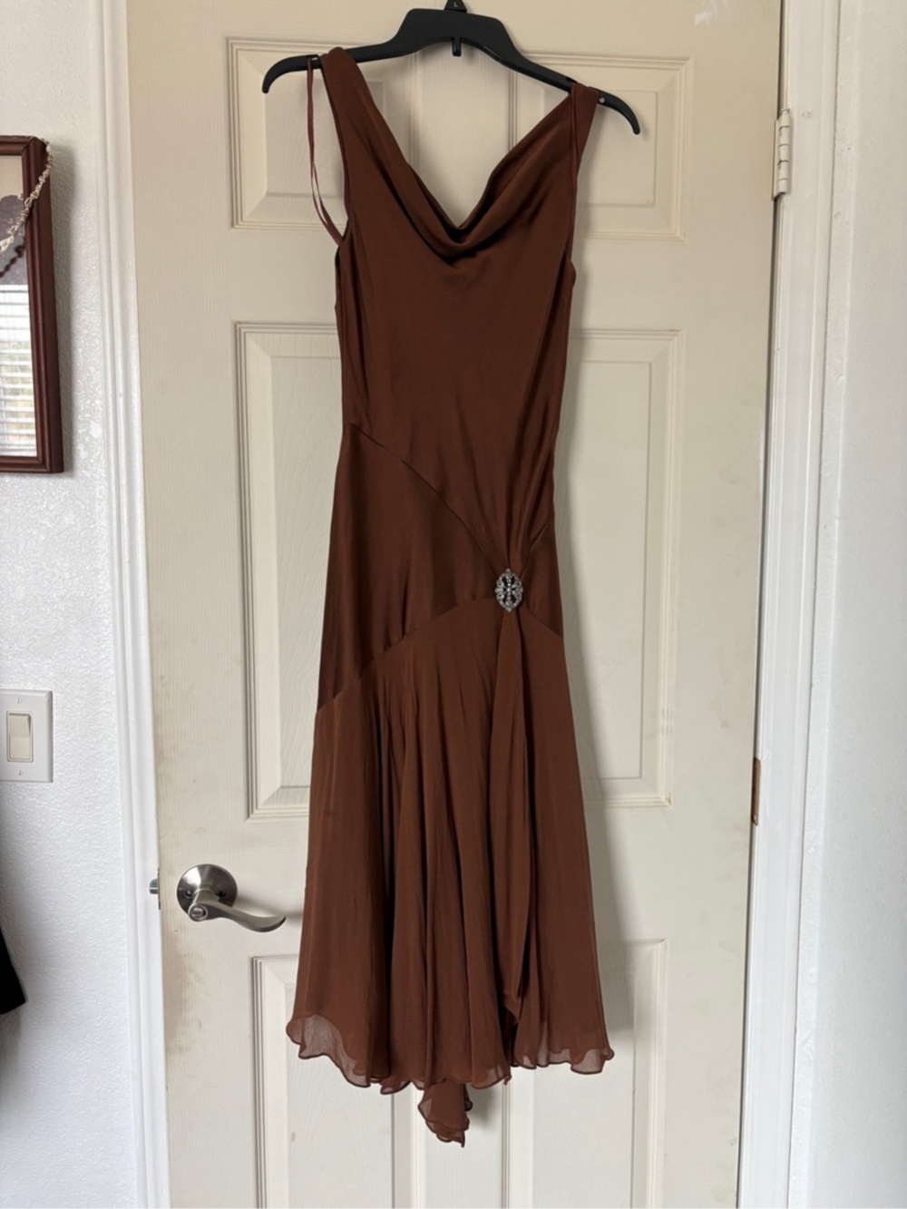 Jones New York Dress Maxi Dress in Brown Size 6